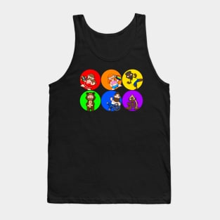 Gay Pride Spots Tank Top